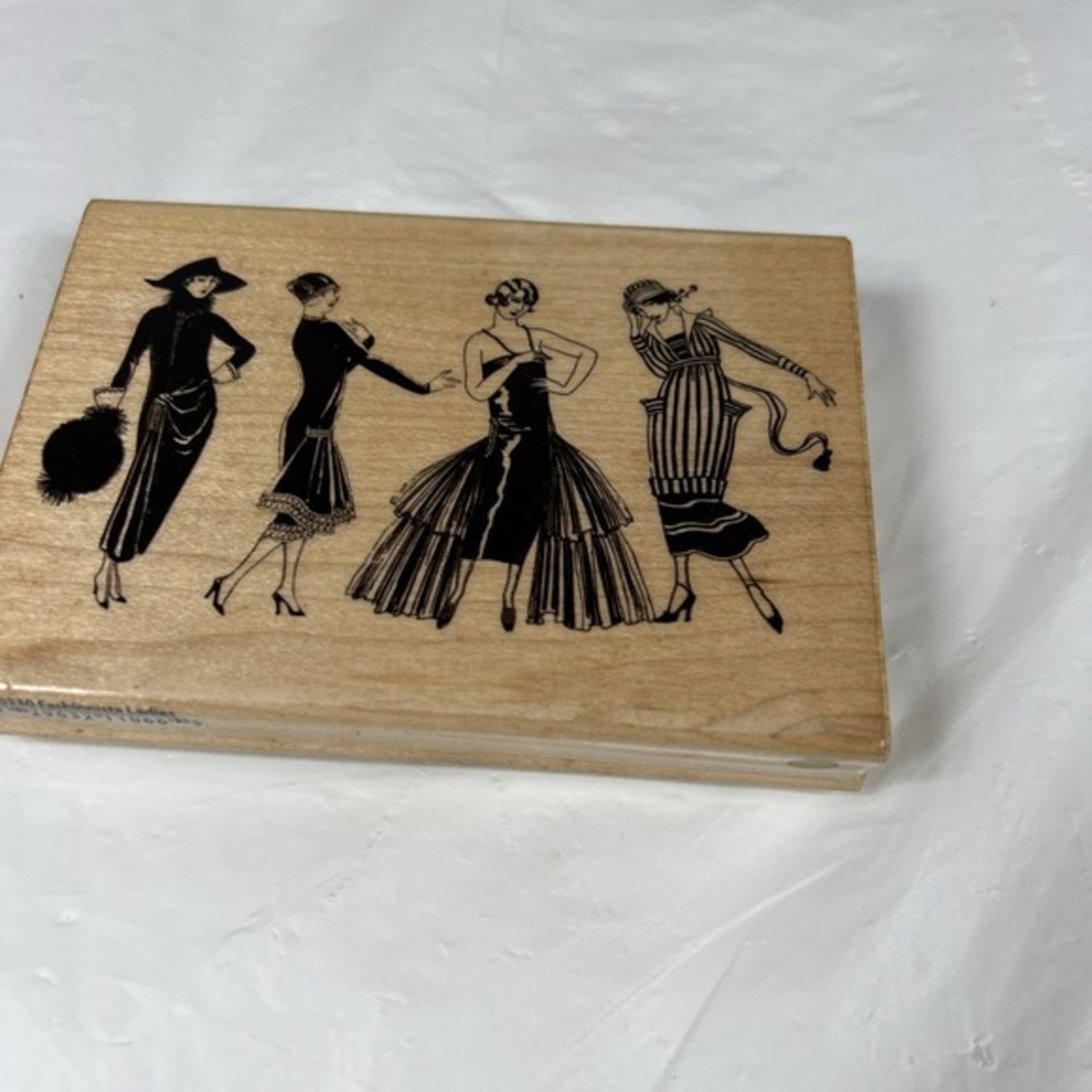 Hampton Art - Fashionista Ladies - Rubber Stamp